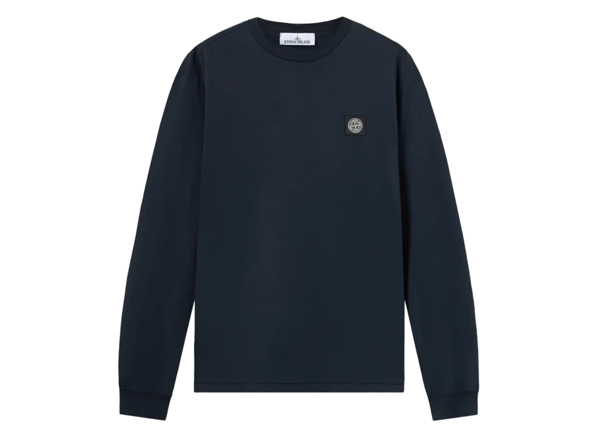 Foto del prodotto Stone Island Compass Logo T-Shirt Longsleeve Navy Blue
