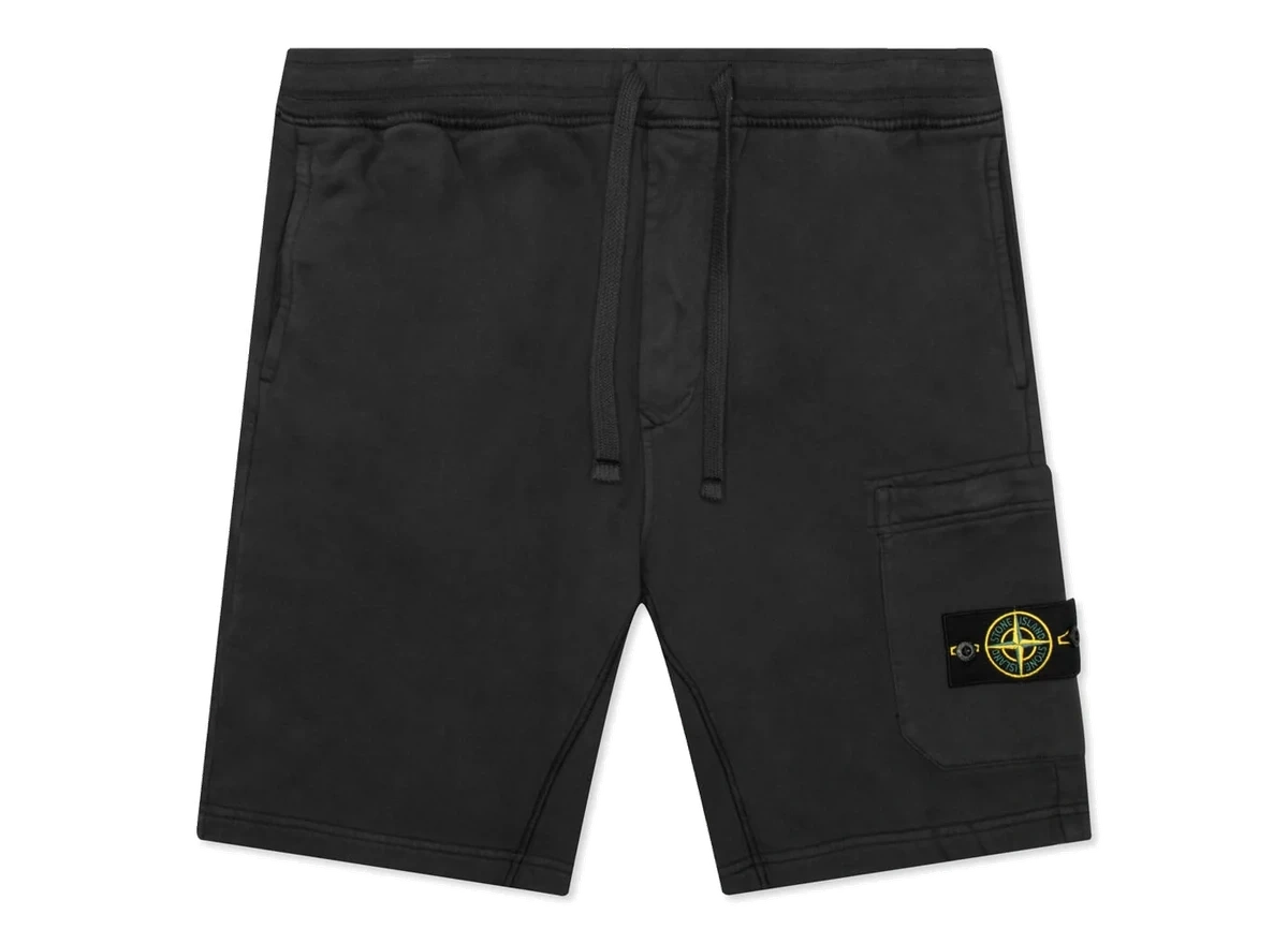 Stone Island Fleece Shorts 64620 Charcoal product photo