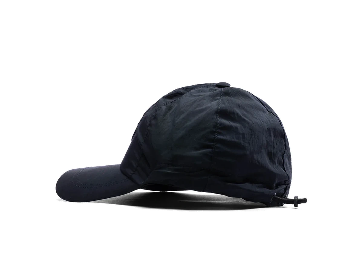 Stone Island Econyl Regenerated Nylon 6-Panel Cap Navy Blue - Image 2