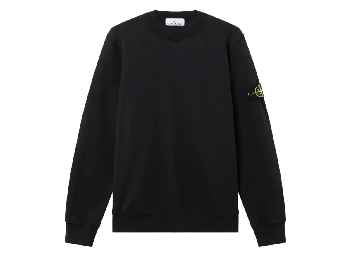Stone Island Felpa Crewneck Black Produktfoto