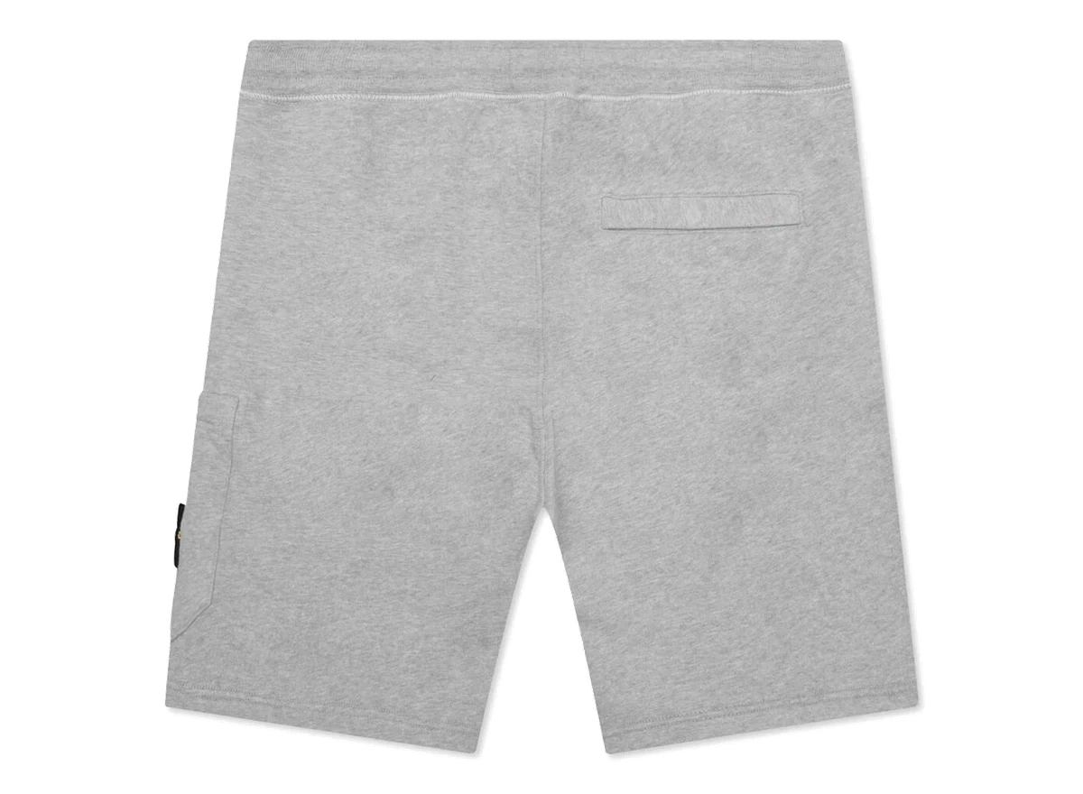 Stone Island Fleece Shorts 64620 Melange Grey - Image 1