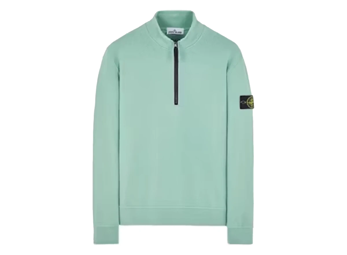 Foto del prodotto Stone Island Felpa Quarter Zip Light Green