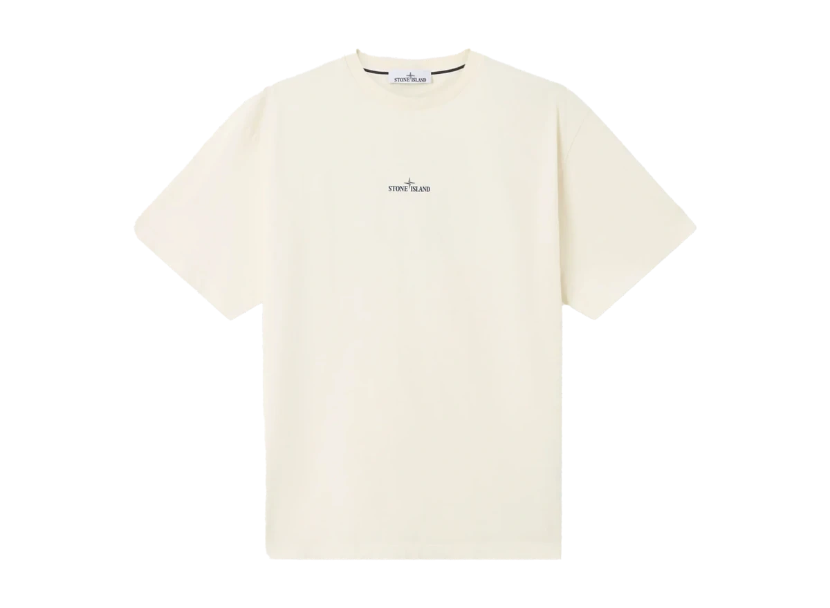 Foto del prodotto Stone Island 21002RC Combed Organic Cotton Jersey White/Blue