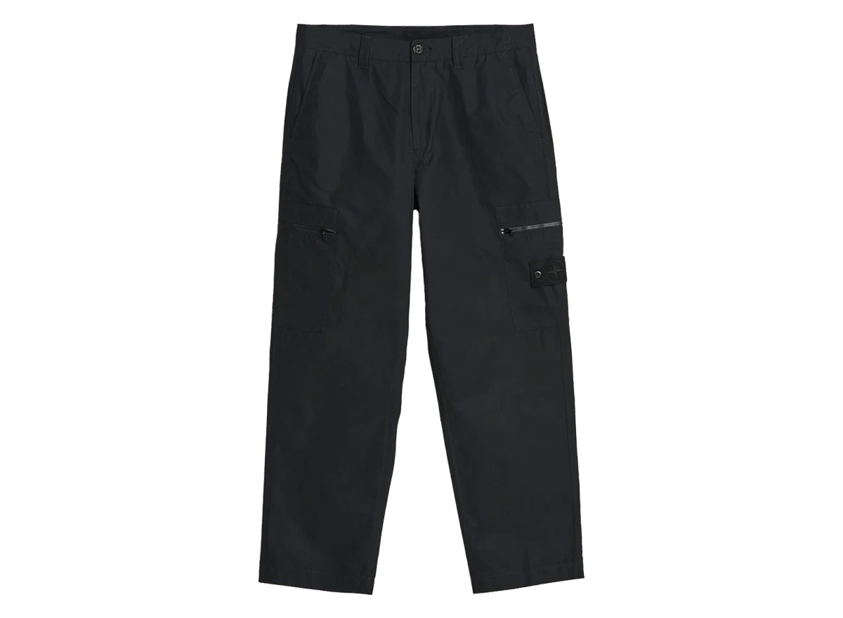 Stone Island Ghost Cargo Pants Black Produktfoto