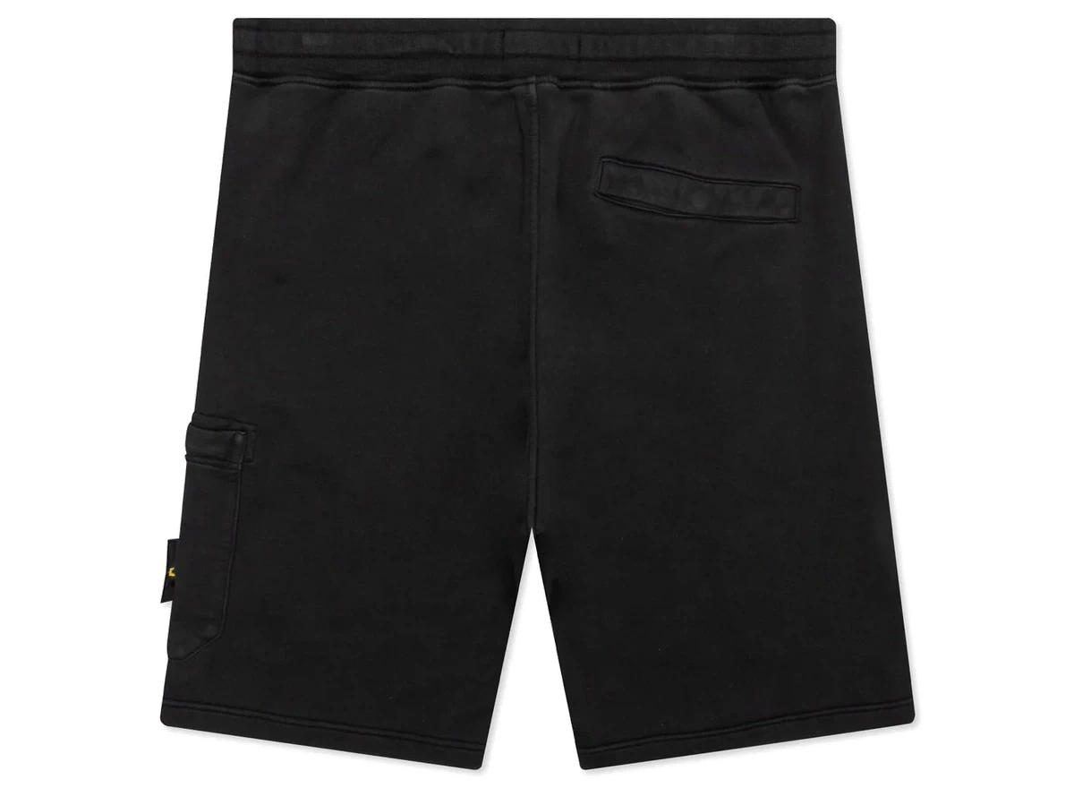 Stone Island Bermuda Cargo Shorts 64651 Black - Image 1