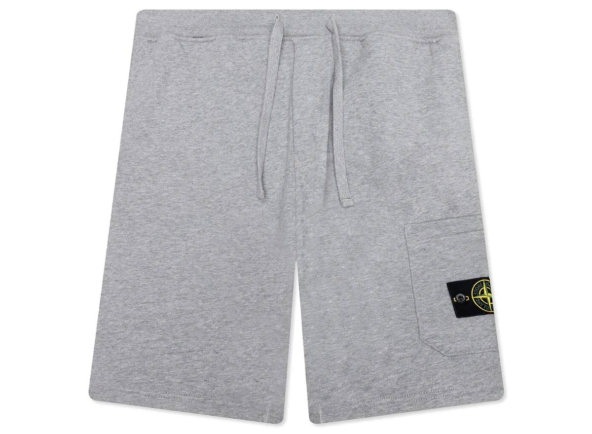 Stone Island Cargo Bermuda Shorts Melange Grey product photo