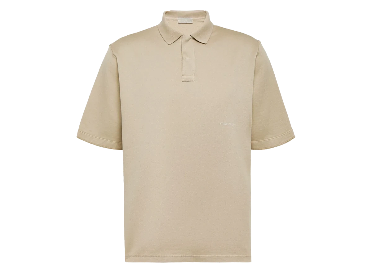 Stone Island Ghost Polo Shirt Beige Produktfoto
