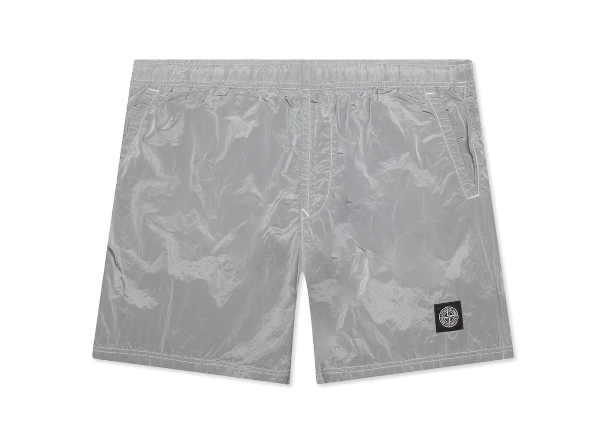 Stone Island Nylon Metal Swim Shorts B0943 Pearl Grey product photo