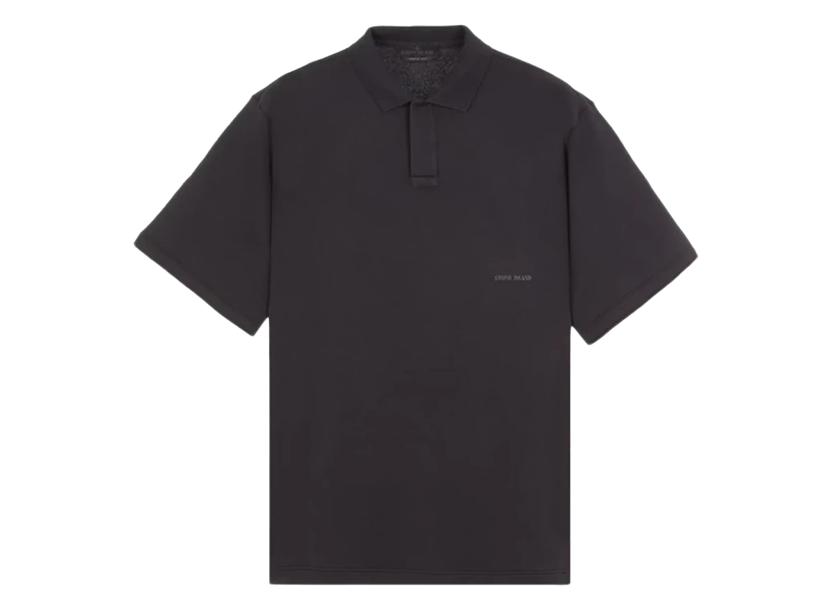 Stone Island Ghost Polo Shirt Black Produktfoto