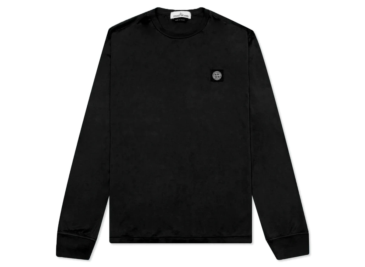 Foto del prodotto Stone Island Patch Logo Longsleeve T-Shirt Black