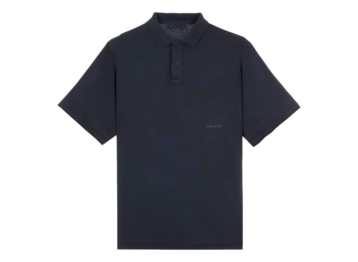 Stone Island Ghost Polo Shirt Navy Blue Produktfoto