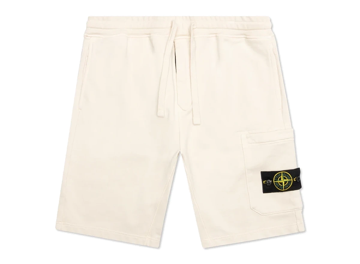 Stone Island Bermuda Cargo Shorts 64651 Ivory product photo
