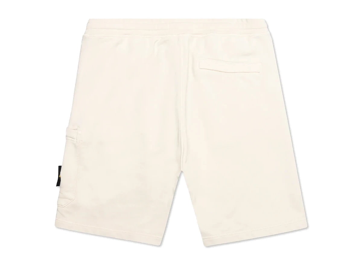 Stone Island Bermuda Cargo Shorts 64651 Ivory - Image 1