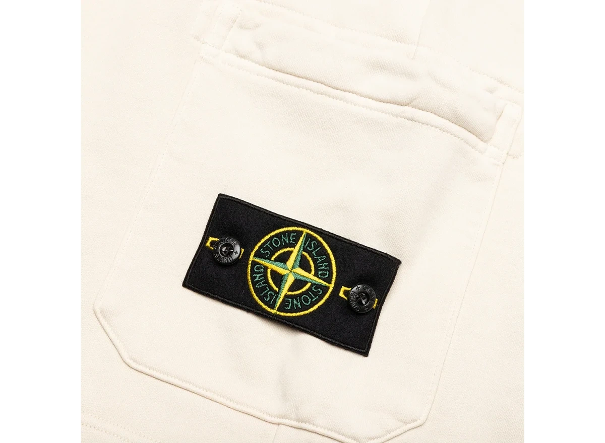 Stone Island Bermuda Cargo Shorts 64651 Ivory - Image 2