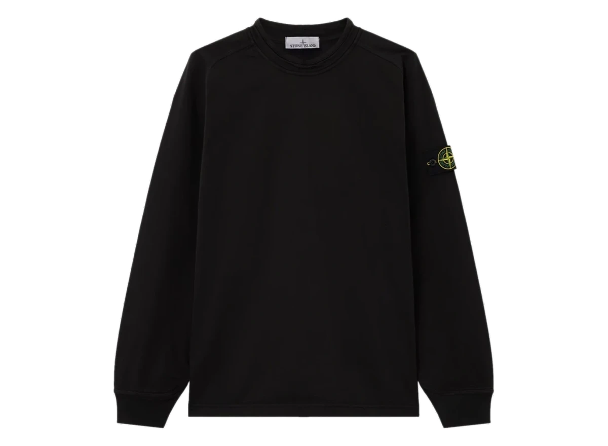 Foto del prodotto Stone Island Organic Cotton Fleece Sweatshirt Black