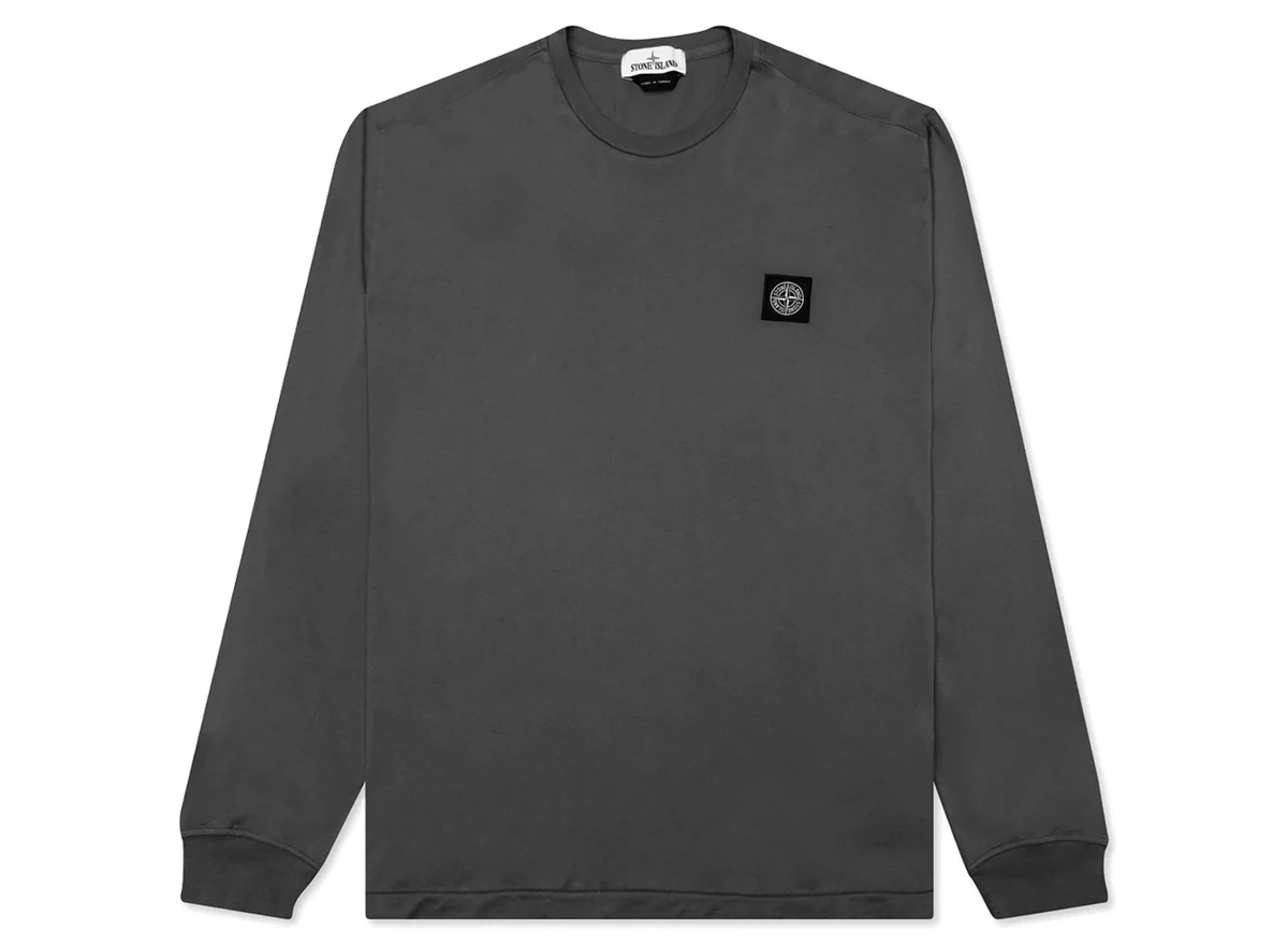 Foto del prodotto Stone Island Patch Logo Longsleeve T-Shirt Charcoal