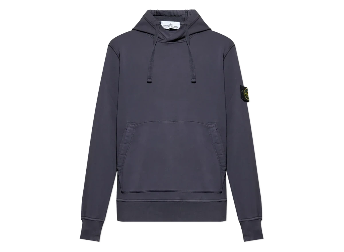 Stone Island Felpa Hoodie Ink Blue Produktfoto