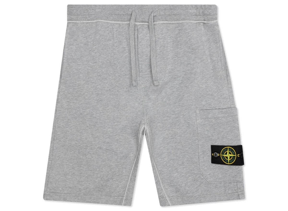 Stone Island Bermuda Cargo Shorts 64651 Melange Grey product photo