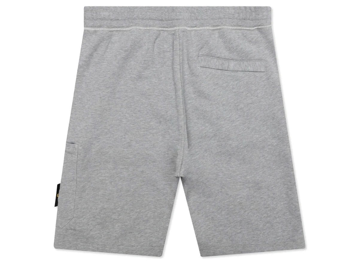 Stone Island Bermuda Cargo Shorts 64651 Melange Grey - Image 1