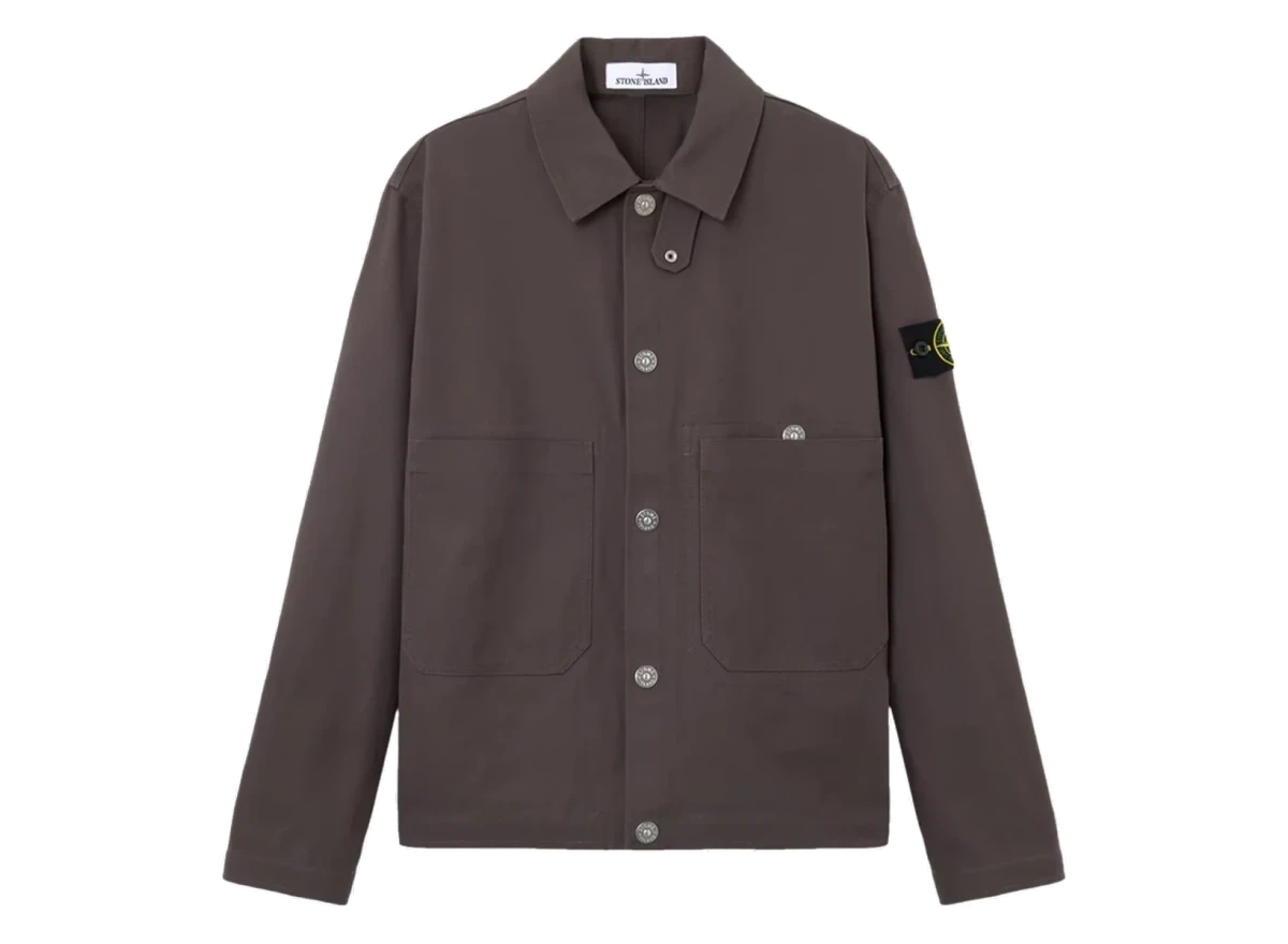 Foto del prodotto Stone Island Cotton Canvas Coach Jacket Charcoal