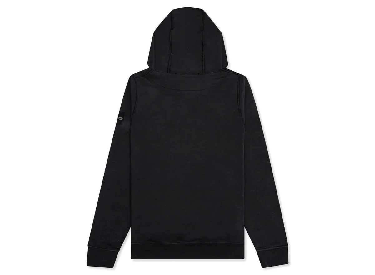 Stone Island Hooded Sweatshirt Black - Image 1