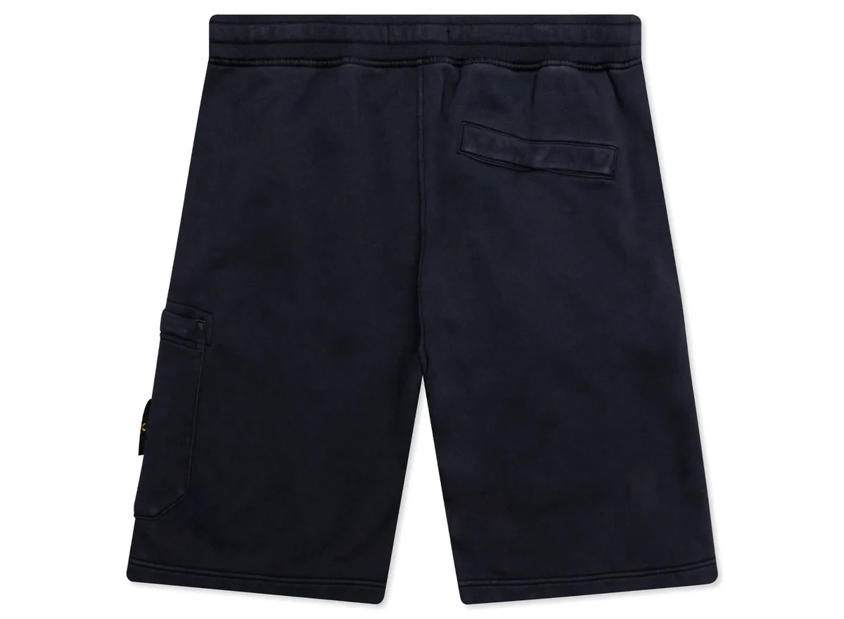 Stone Island Bermuda Cargo Shorts 64651 Navy Blue - Image 1