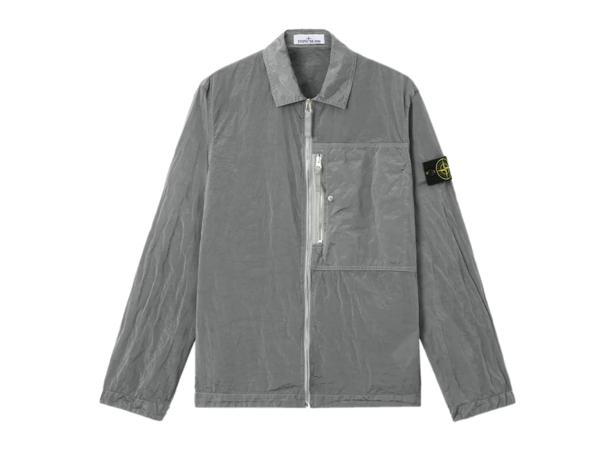 Foto del prodotto Stone Island Nylon Metal Econyl Overshirt Pearl Grey