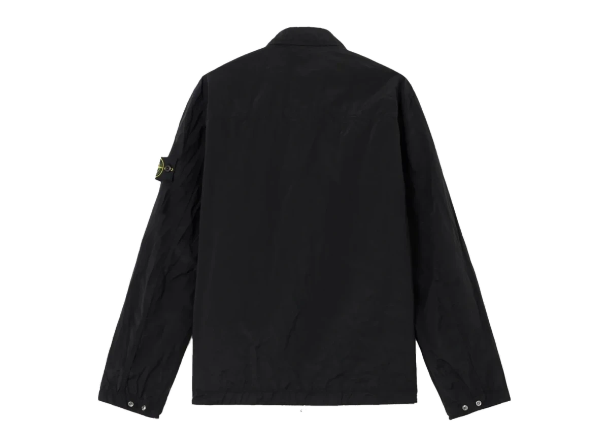 Stone Island Nylon Metal Econyl Overshirt Black - Image 1