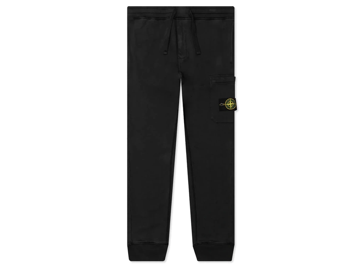 Foto del prodotto Stone Island Fleece Cargo Sweatpants 64551 Black