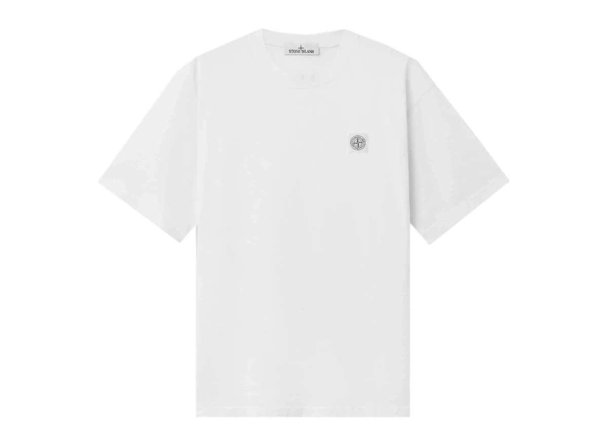 Foto del prodotto Stone Island Combed Organic Cotton T-Shirt White