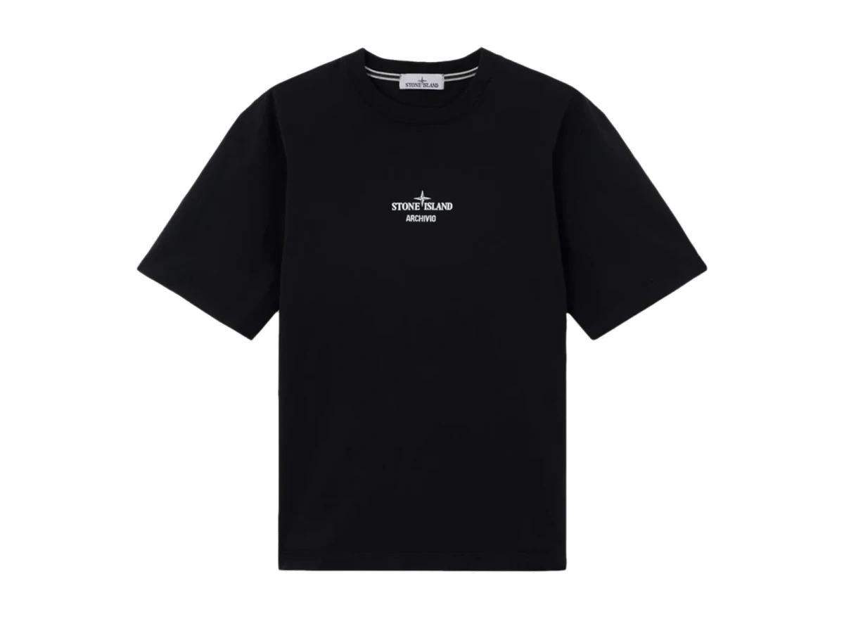 Foto del prodotto Stone Island Organic Cotton Archivio Print T-Shirt Black