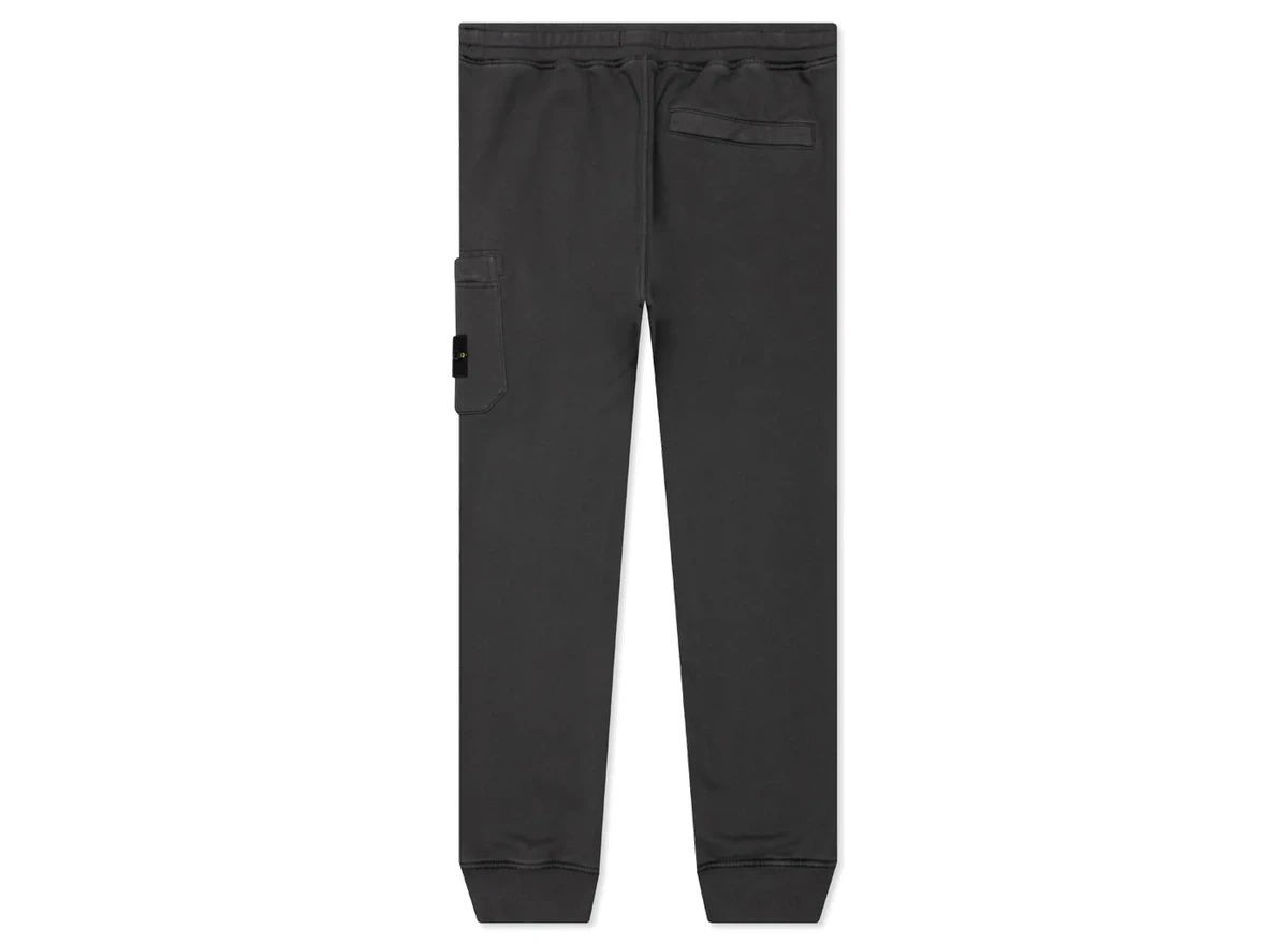 Stone Island Fleece Cargo Sweatpants 64551 Charcoal - Image 1