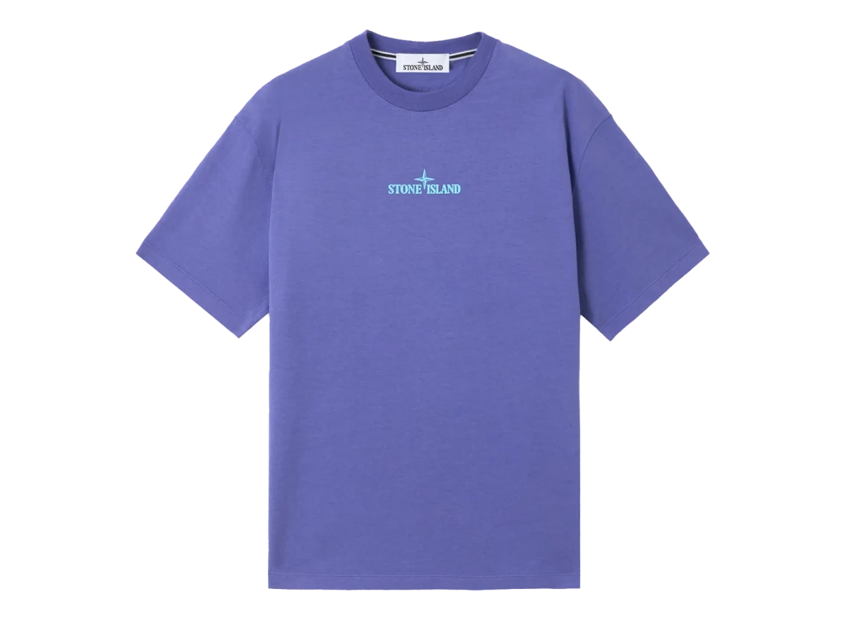 Foto del prodotto Stone Island Combed Organic Cotton Jersey Lavender