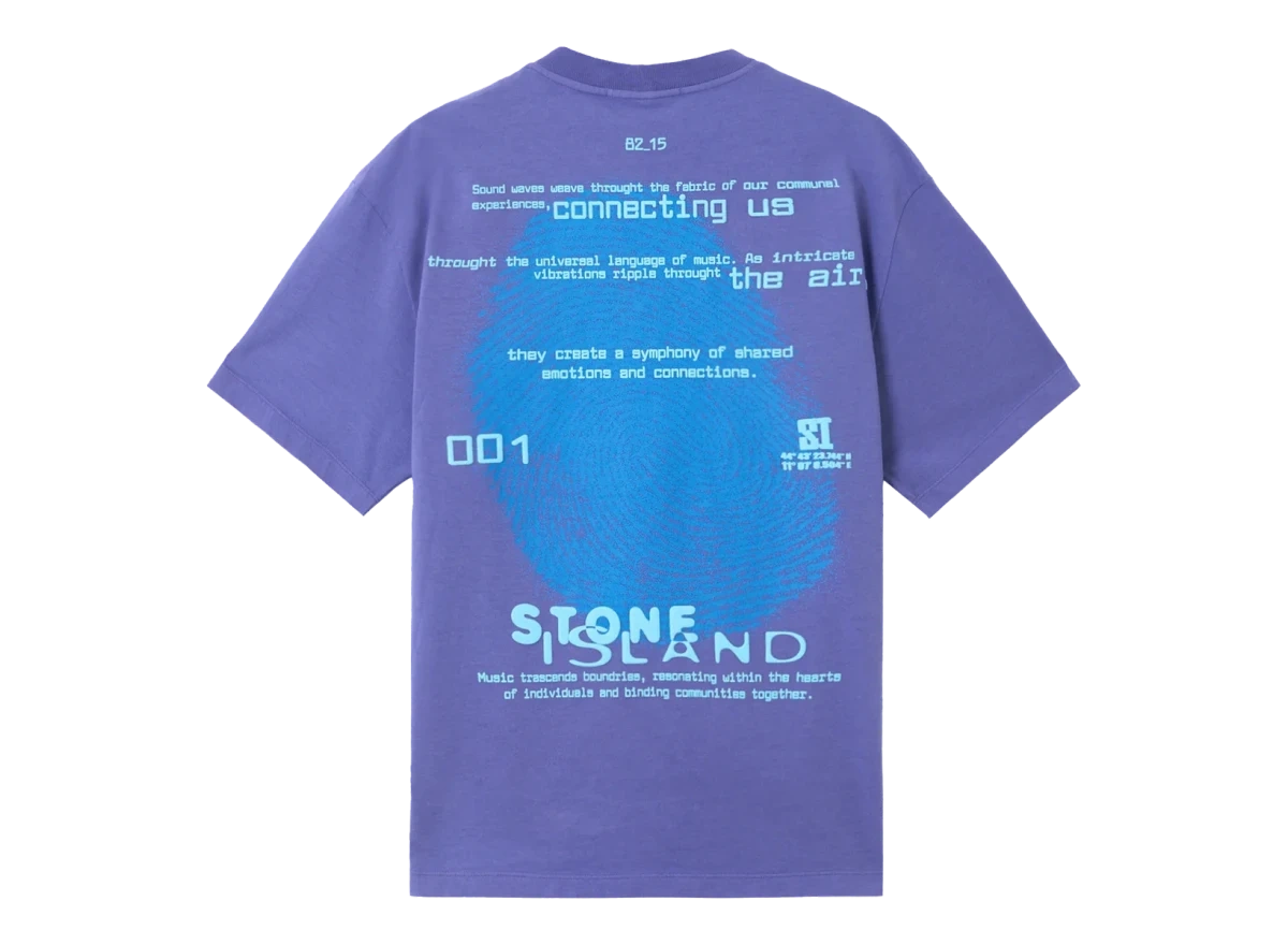 Stone Island Combed Organic Cotton Jersey Lavender - Image 1