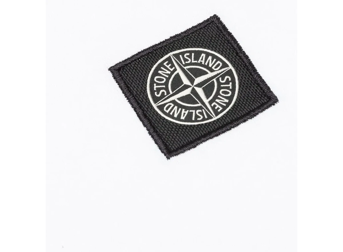 Stone Island Patch Logo T-Shirt White - Image 2