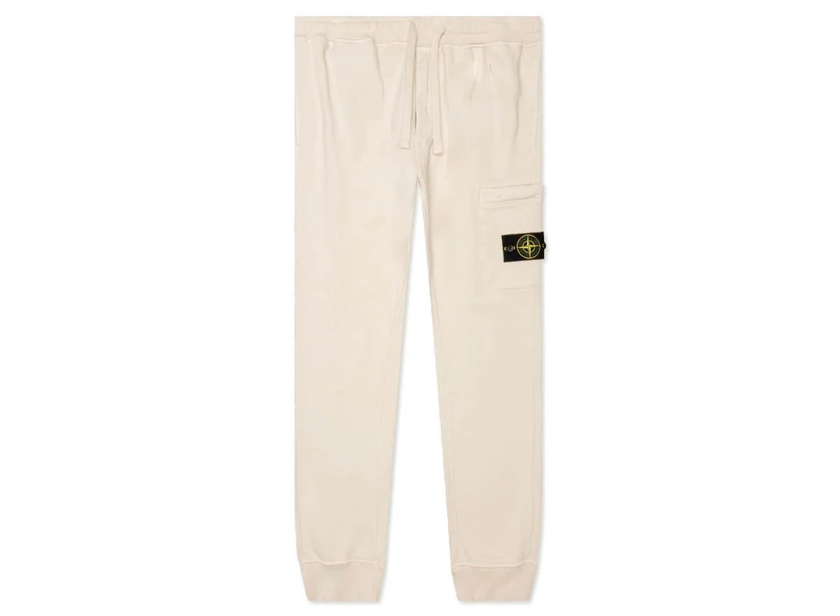 Foto del prodotto Stone Island Fleece Cargo Sweatpants 64551 Ivory