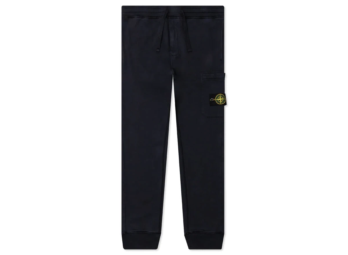 Foto del prodotto Stone Island Fleece Cargo Sweatpants 64551 Navy Blue