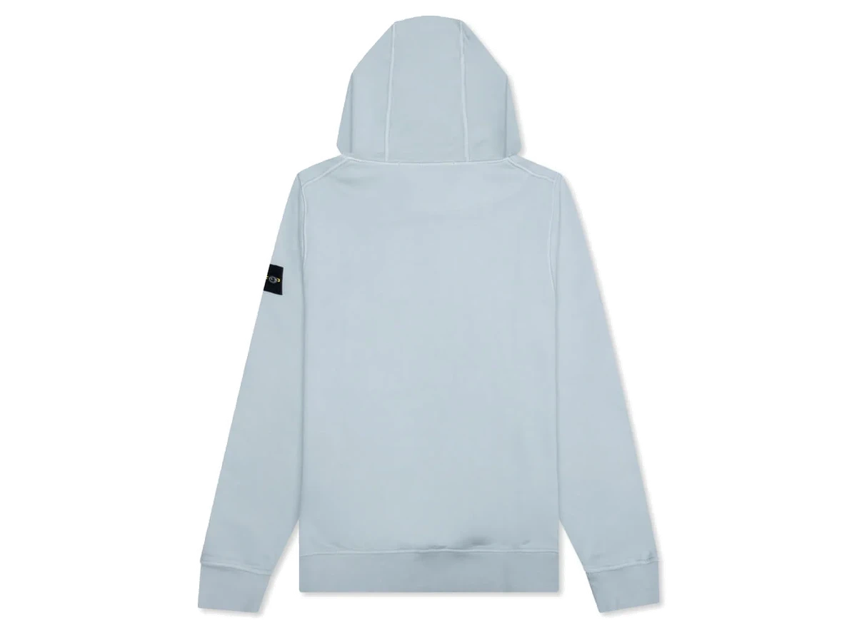 Stone Island Hooded Sweatshirt Pearl Grey - Image 1
