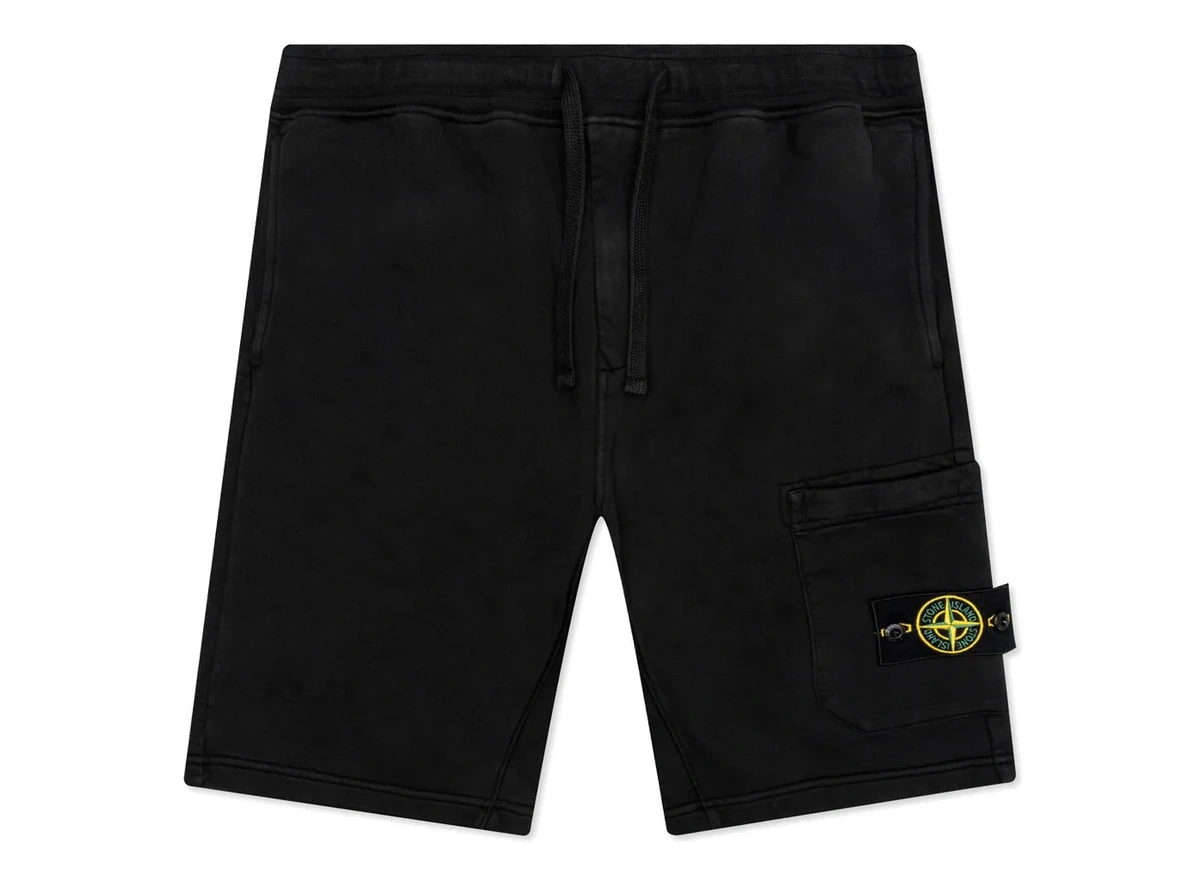 Stone Island Cargo Bermuda Shorts 64651 Black product photo