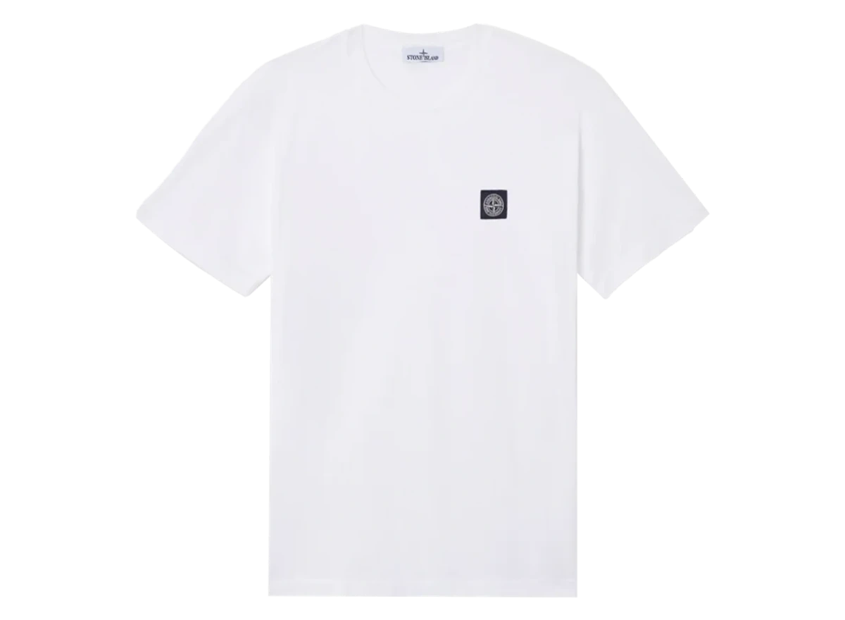 Stone Island Cotton Jersey T-Shirt White Produktfoto