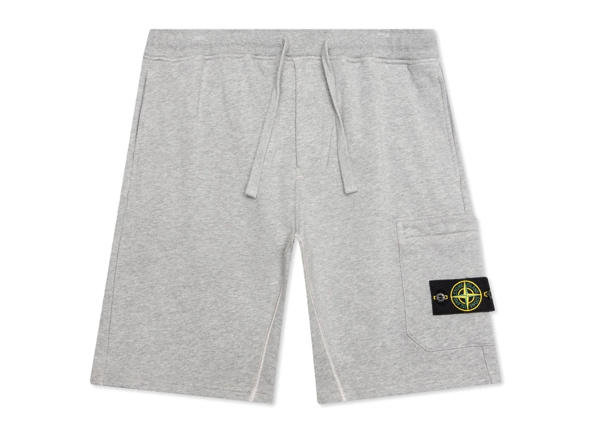 Stone Island Cargo Bermuda Shorts 64651 Melange Grey product photo