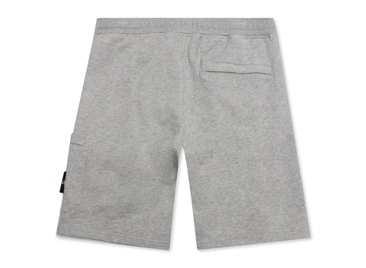 Stone Island Cargo Bermuda Shorts 64651 Melange Grey - Image 1