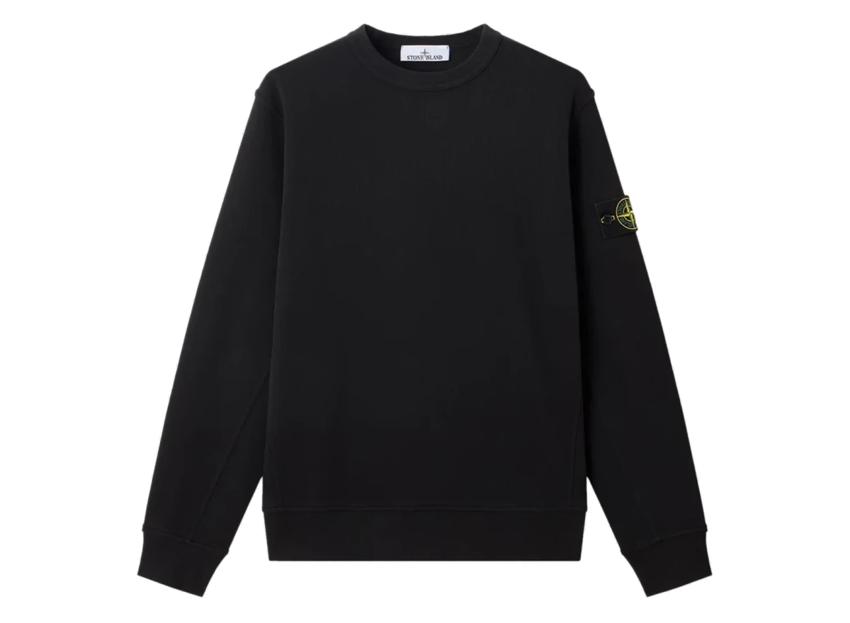 Foto del prodotto Stone Island Organic Cotton Interlock Sweatshirt Black