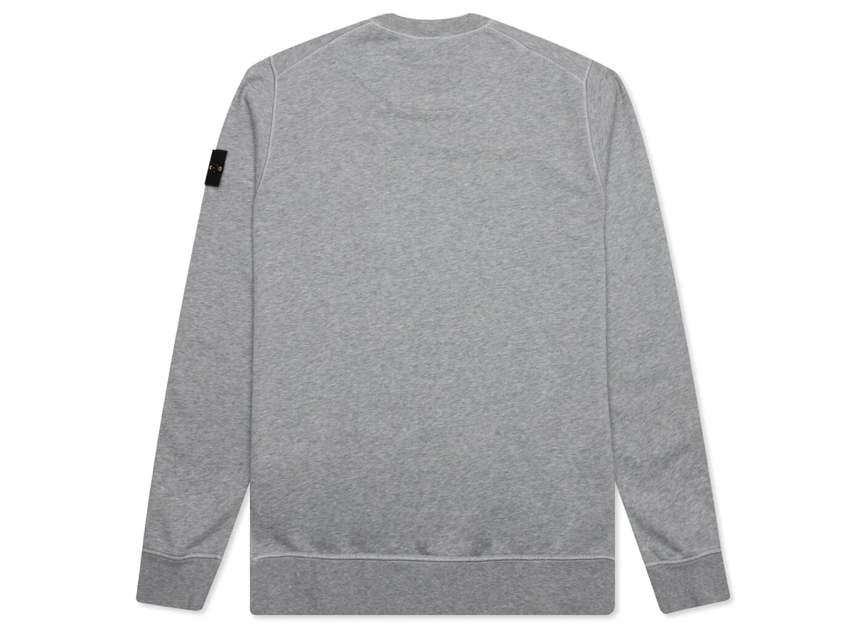 Stone Island Crewneck Sweatshirt 63051 Melange Grey - Image 1