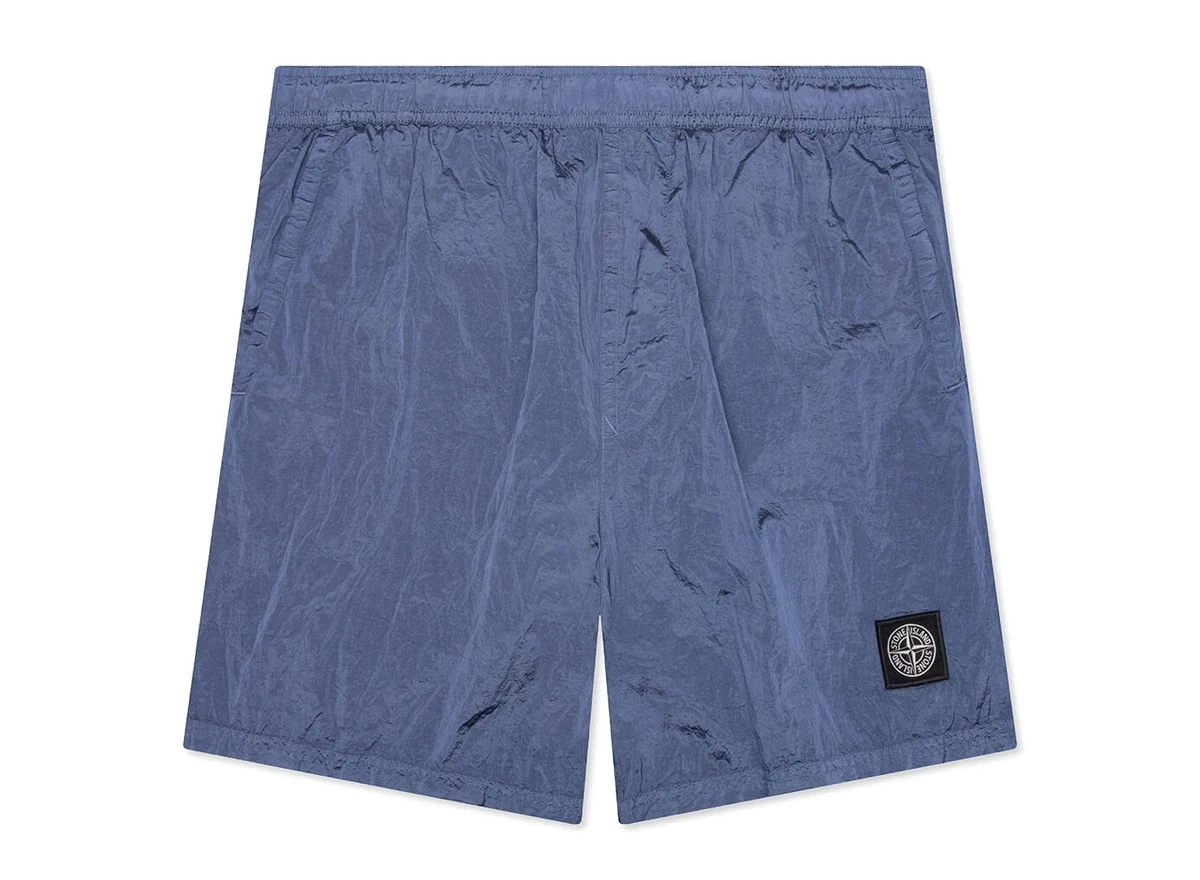 Stone Island Econyl Regenerated Nylon Swim Trunks Avio Blue product photo