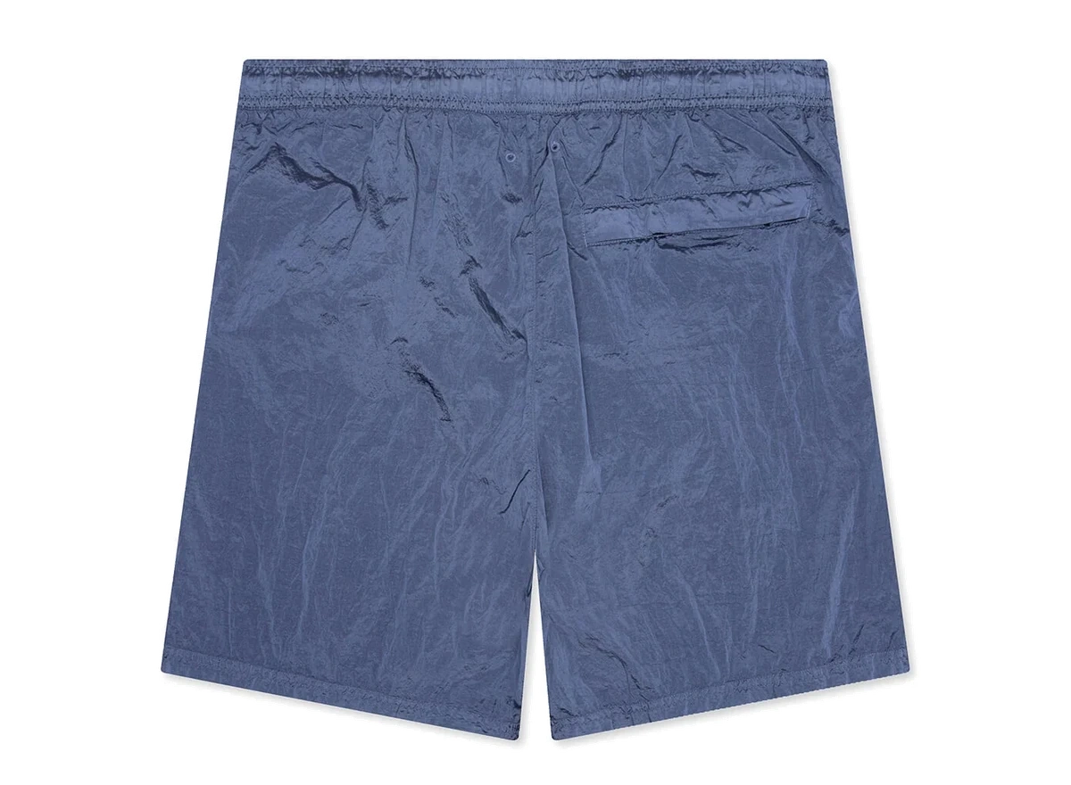 Stone Island Econyl Regenerated Nylon Swim Trunks Avio Blue - Image 1