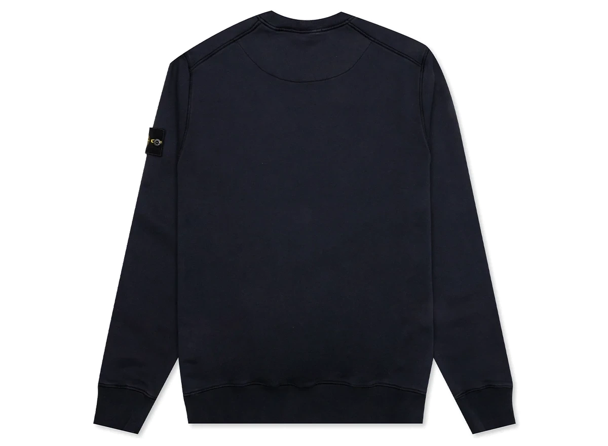 Stone Island Crewneck Sweatshirt 63051 Navy Blue - Image 1
