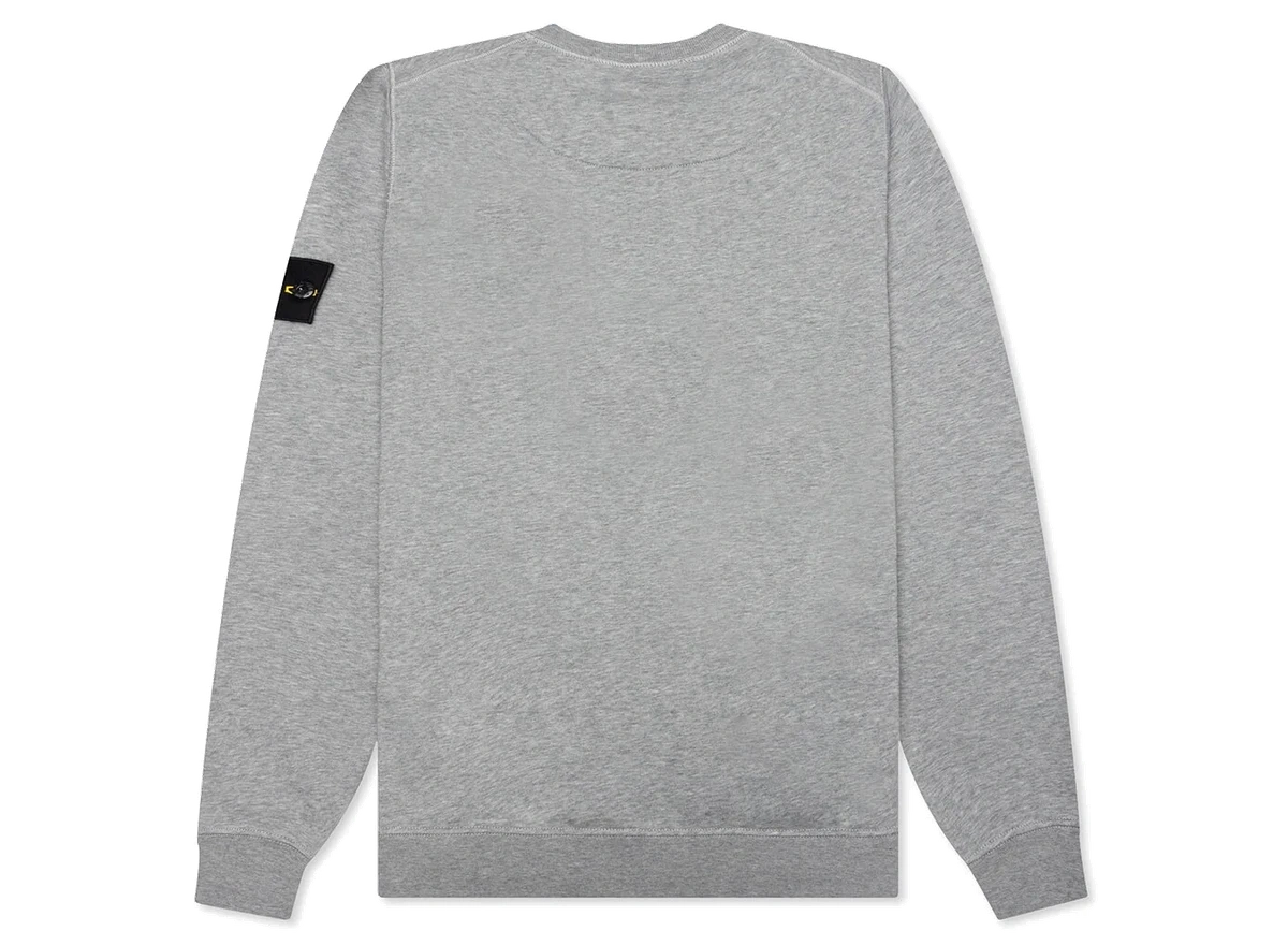 Stone Island Crewneck Sweatshirt 63051 Melange Grey - Image 1