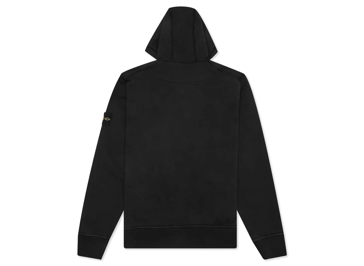 Stone Island Hooded Sweatshirt 64151 Black - Image 1