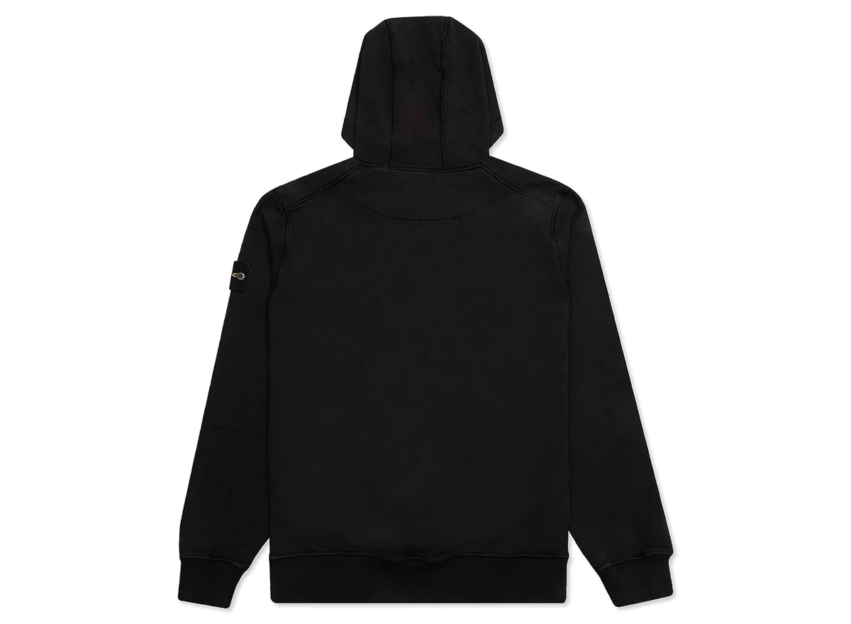 Stone Island Hooded Sweatshirt 64151 Black - Image 1